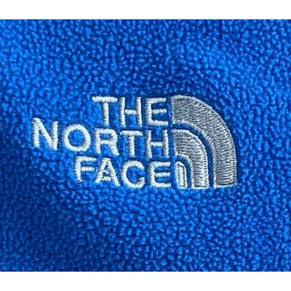 The North Face Polartec Classic Boys Small 7/8yrs Hooded Fleece Blue Zip Jacket - Picture 13 of 13